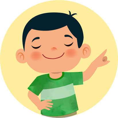 Smiling Boy Illustration